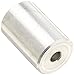 Round Spacer, Aluminum, Plain Finish, 1/4" Screw Size, 5/8" OD, 0.252" ID, 1" Length, Made in US (Pack of 5)
