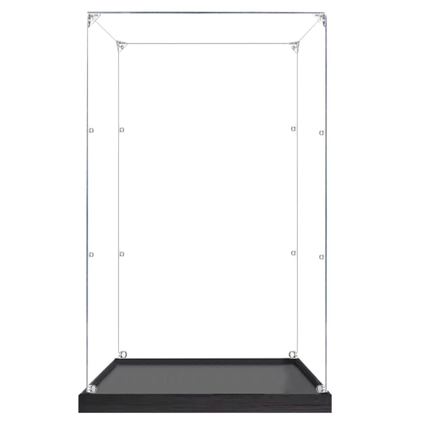 ELZEM Vitrina Acrílica para LG 21335 Modelo de Faro Caja Expositora a Prueba de Polvo de Vitrina 30 x 30 x 60 cm 3MM