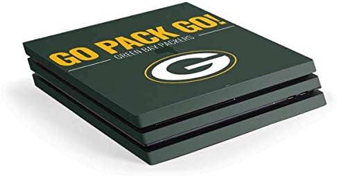 Skinit Decal Gaming Skin Compatible with PS4 Pro Console - Officially Licensed NFL Green Bay Packers Team Motto Design