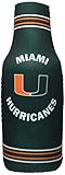 Logo Brands NCAA Miami Hurricanes Bottle Coozie, One Size, Team Color