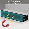 HuggieGems 4 Pack Magnetic Spice Rack Organizer for Refrigerator and Oven, Black Fridge Organizers and Storage for Kitchen #2