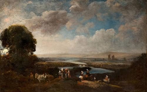 Impression sur toile paysage étendu pour habiller un grand mur vide de salon format 60x90cm