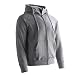 Rich Cotton Pull Over Hoodie (Grey, X-Large)