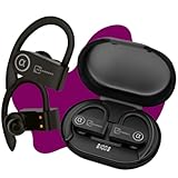 Fone de Ouvido Bluetooth 5.4, IPX5 à Prova D'Água, Com Microfone Embutido, 45h de Bateria, Design Esportivo Ergonômico Ideal Para Esportes Corridas Atividades Físicas Videogame IPhone Android Premium