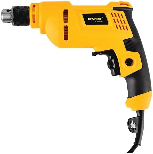 Ancalos 220V Hand Electric Drill Multi-function Household Impact Drill High Power Electric Screwdriver With EU Plug 10MM Chuck - (Color: B)