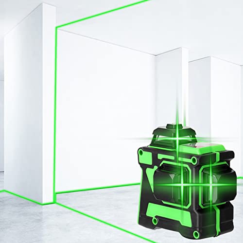 Nível laser, Domary 3D 12 linhas de nível de laser linhas horizontais verticais com função de autoni