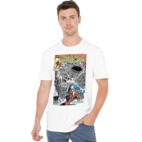 Image of Marvel Spiderman Hulk Strongest There is Cover Unisex T Shirt, White, XXXX-Large