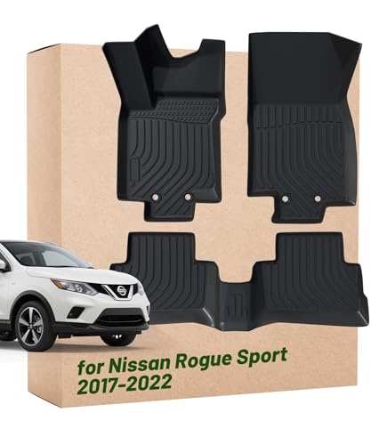 Landrol Car Floor Mats Liners Replacement for Nissan Rogue Sport