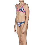 Arena Mädchen Bikini Cores, Deep Sea/Fresia Rose/Multi, 164