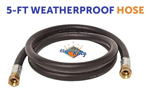 Flame King Thermo Rubber Rv Slide Out Hose Assembly, 60 Inch, 3/8 Inch Id, Female To Female - 100159-60 #TOP1