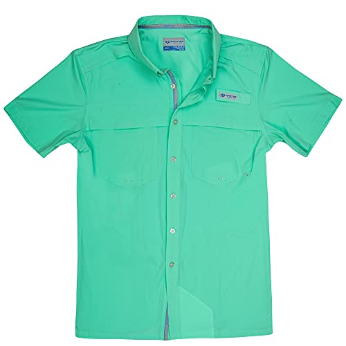 Mossy Oak Mens Fishing Shirts Short Sleeve Offshore
