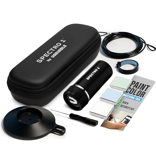 Image of Spectro 1 Mobile Spectrophotometer with Dock & Security Kit, Paint Color Matching Tool and Color Reader, Portable Colorimeter Spectrometer Color Sensor & Paint Scanner Device for Prints & Coatings