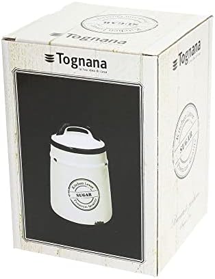 Tognana Urban Chic Sugar Jar, Ceramic, White, 1