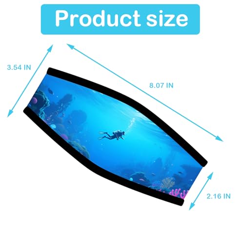 Funda de neopreno para máscara de buceo con acabados de alta costura 2