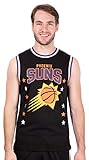 Ultra Game NBA Phoenix Suns Mens Jersey Sleeveless Muscle T-Shirt, Black, Large