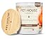 One Fur All - 100% Natural Soy Wax Candle, 20 Fragrances - Pet Odor Eliminator, Up to 60 Hours Burn Time, Non-Toxic, Eco-Friendly Reusable Glass Jar Scented Candles - Pet House Candle, Fireside