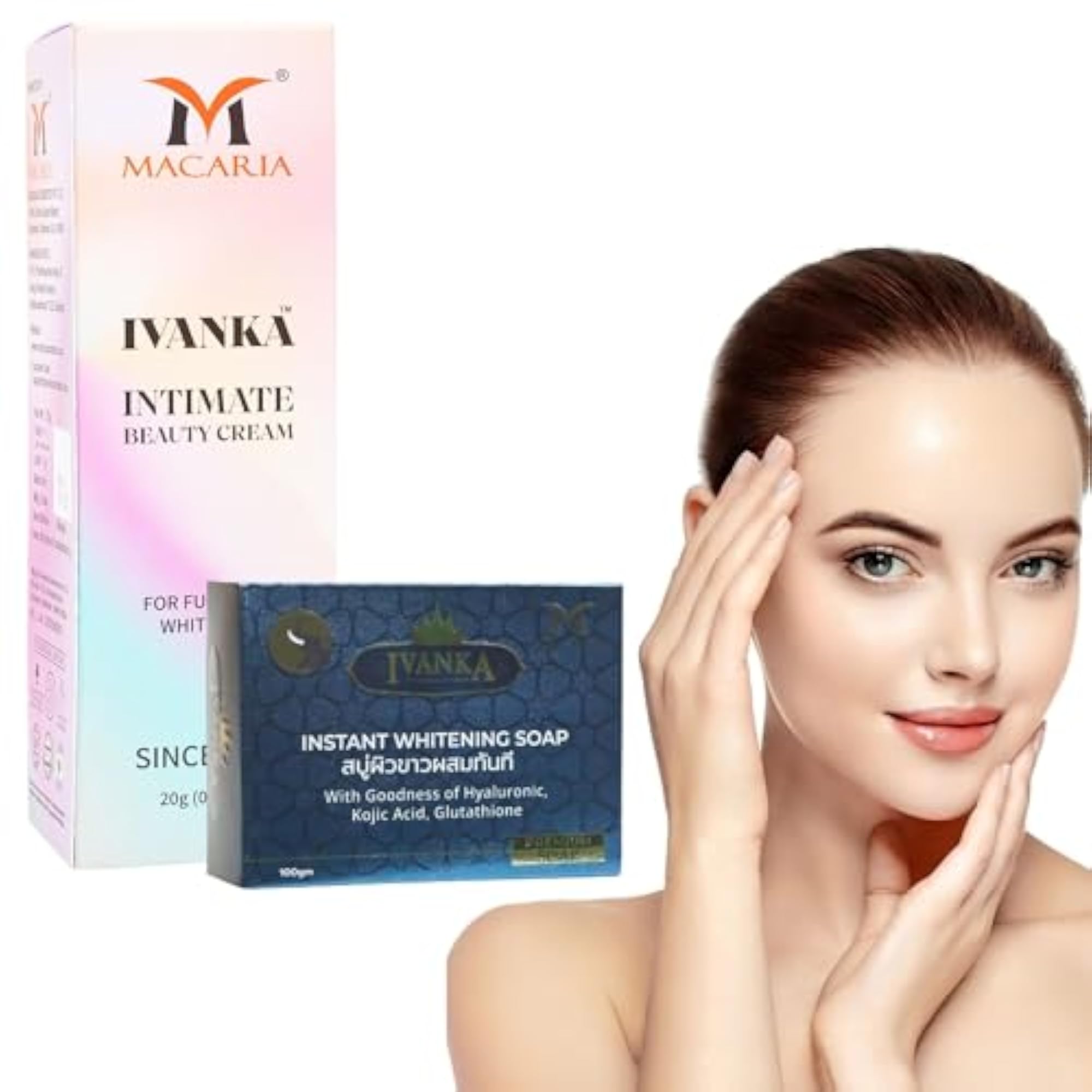 Ivanka Whitening Cream with Whitening Soap for Men