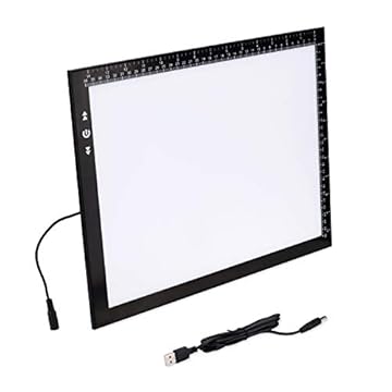 light box for tracing embroidery