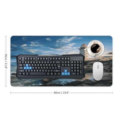 Pad Mouse Grande de Goma Antideslizante 30x60 cm miniatura 2