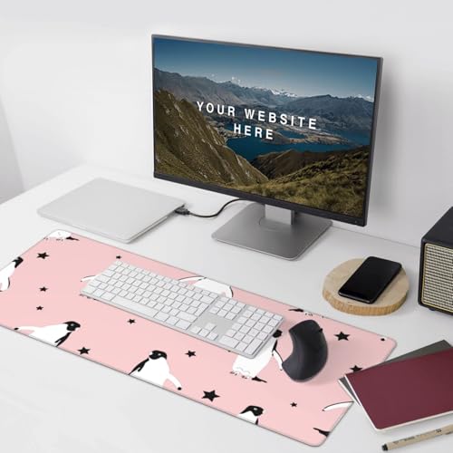 Tapis de souris grand format antidérapant pour ordinateur fixe - 7