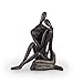 Danya B. A Couple's Embrace Bronze Sculpture, Contemporary Sand-Casted Sculpture, Home or Office Décor Gift for Anniversary, Birthday, Valentine's Day or Wedding
