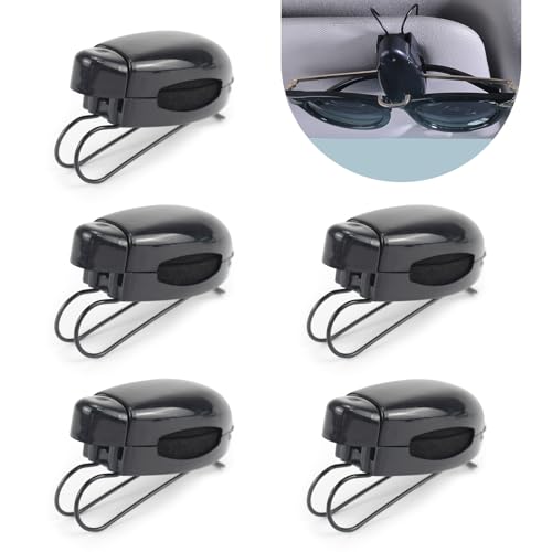 getfay 5 PCS Car Visor Sunglass Storage Clip, 2.9