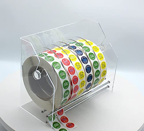 9 Inch, Adjustable 6-Disk Label Dispenser, By Quality Iz #TOP1