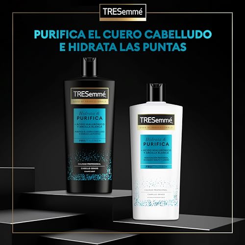 Acondicionador TRESemmé Hidrata & Purifica pack de 6 unidades para el cuidado del pelo graso 6