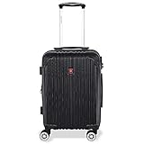 ROYAL SWISS® Maleta ANDERMATT 20”, Maleta Carry On, Maleta de Mano cabina 10 kg 8 Ruedas Rígida ABS Resistente...