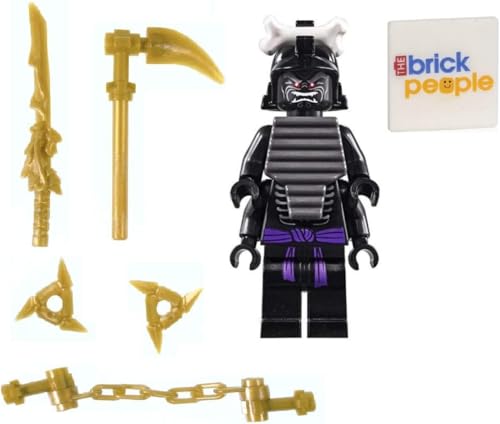LEGO Ninjago: Lord Garmadon Minifigure with 4 Arms and Gold Weapons