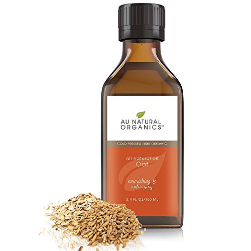 Au Natural Organics Organic Oat Oil | 100% Anti Aging Antioxidant Face, Body, Hair, Nails Moisturizer - Rich in Saponins, Vitamin E, Omega-3 & Omega-6 Fatty Acids - Natural Cleansers | 3.4 Fl Oz / 100ml Au Natural Organics Organic Oat Oil | 100% Anti Aging Antioxidant Face, Body, Hair, Nails Moisturizer - Rich in Saponins, Vitamin E, Omega-3 & Omega-6 Fatty Acids - Natural Cleansers | 3.4 Fl Oz / 100ml