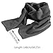 Cherjoury Fashion Warm Fleece Scarf Soft Lightweight Solid Color Autumn Winter Scarves Wraps for Women Men Girls Boys Fluorescent Orange