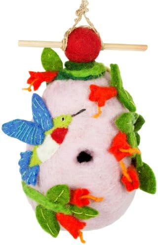 DZI Handmade Designs Tibetan Collection, Birdhouse Hummingbird