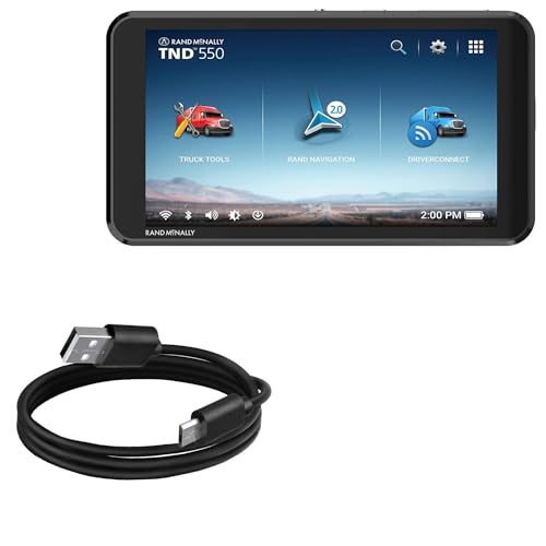 Cable de carga Rand McNally TND 550 BoxWave DirectSync cable de sincronización duradero 1
