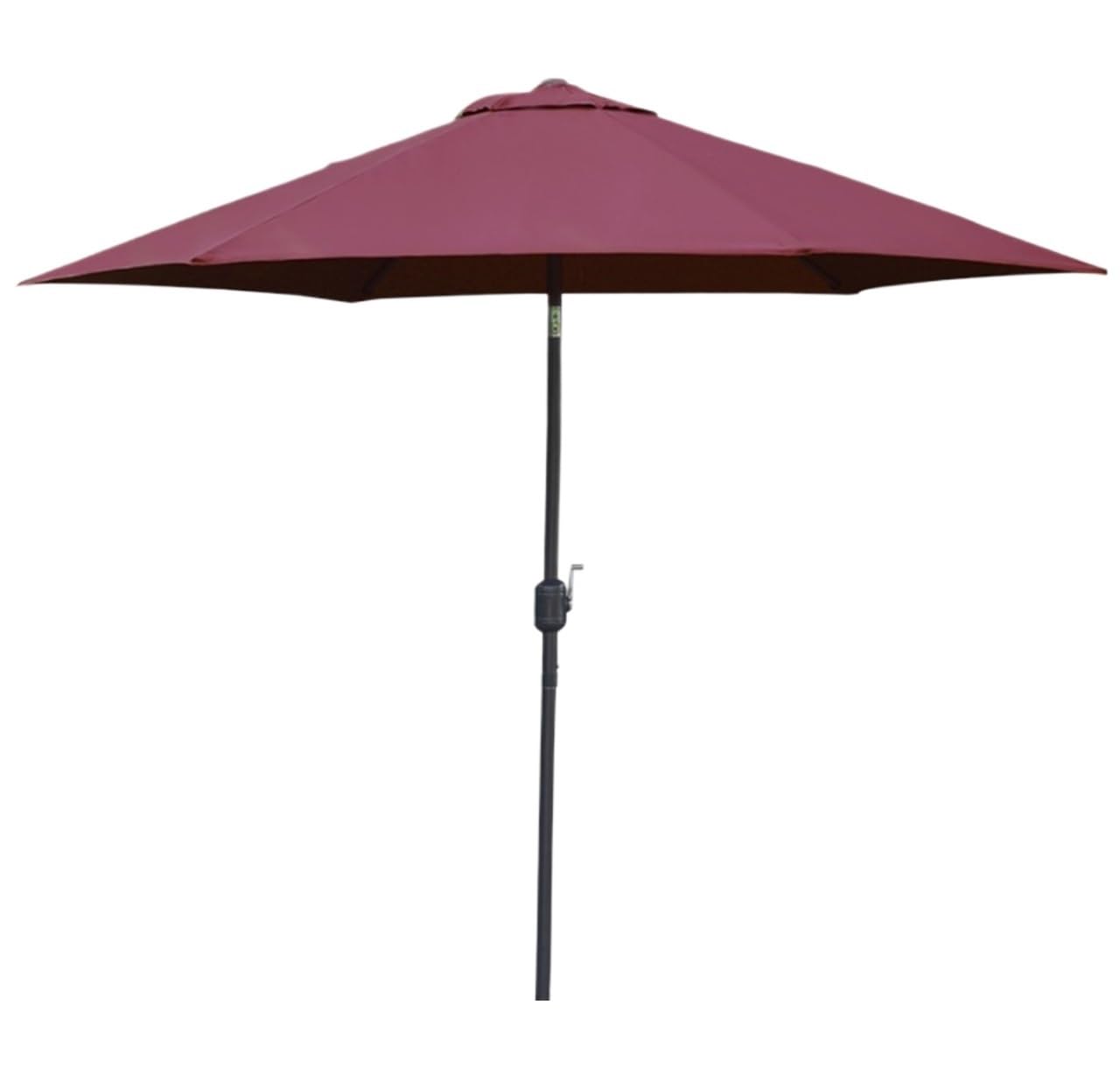 Sombrilla patio roja de mesa exterior para piscina y jardin