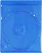 (5 Pack) Blu-Ray Empty Replacement Cases - Single Capacity - Standard 12mm Thick with Clear Wrap-Around Sleeve #BRBR12BL