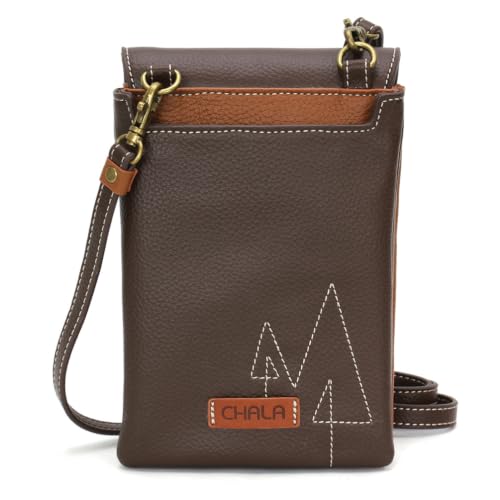 Image of CHALA RFID Criss Crossbody Cell Phone Purse - Women Faux Leather Xbody Handbag with Adjustable Strap