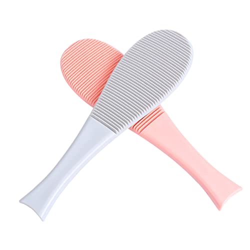 Toddmomy Cat Massage Combs Set Cat Grooming Tool Cat Hair Remover Slicker Brush for Cats Easy to Cle