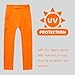 Dovio UPF 50+ Kid's Swim Pants Swim Leggings for Boys and Girls Sun Protective(Orange,8)