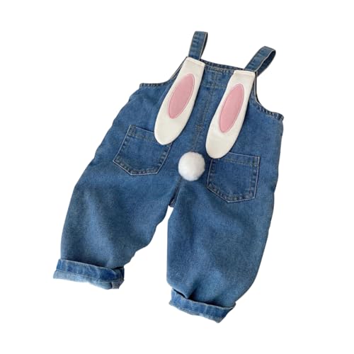 ACMEDE Latzhose Baby Mädchen mit niedliche Hasenohren Gr....