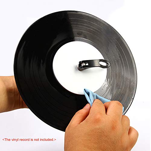 Tempaky Limpador de discos de vinil LP Braçadeira para discos de vinil protetor de etiquetas proteto