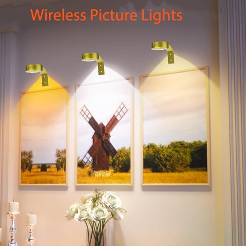 Lámpara de pintura de batería para iluminar paredes sin cables ni taladros 7