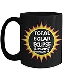 Total Solar Eclipse 2017 Grand Island, Nebraska Commemorative Astronomy Mug