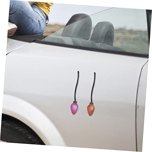 Pegatinas de bombillas navideñas para coche reflectantes e imantadas de alta visibilidad 6
