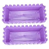 Gatuida 2 Stück Rechteckiger Pflanzkasten aus Robustem Dekorativer Blumenkübel für Outdoor...