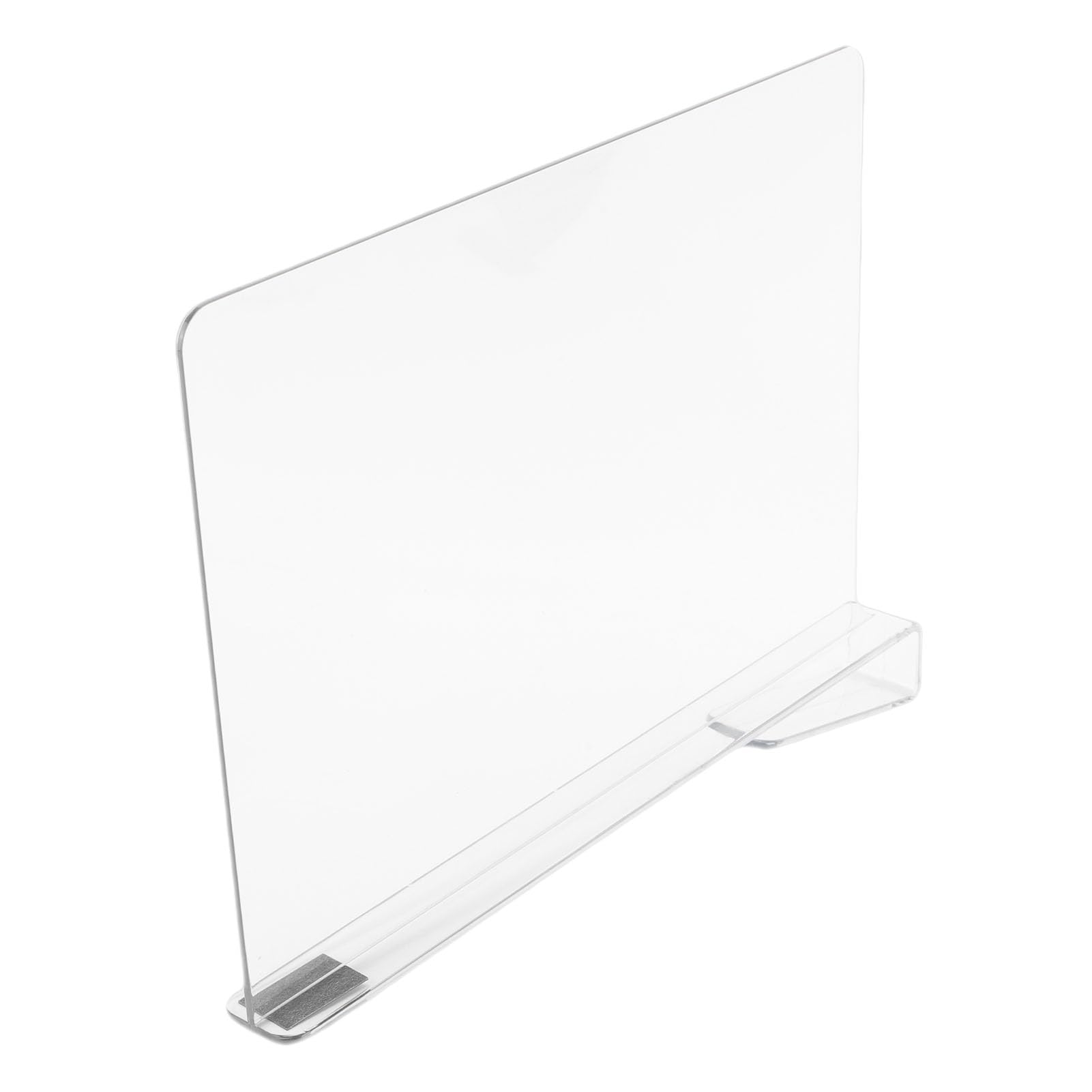 Divisores de Estantes de Acrílico Transparente, Paquete de 12 Organizadores Verticales de Armario para Estantes con Ajuste Ajustable para Camisetas, Bolsos, Bolsos y Gabinetes