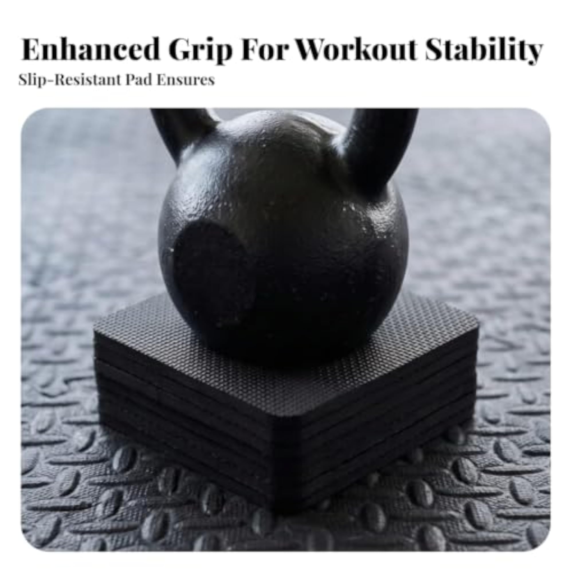 Non-Slip Grip Pad, Compact Rubber Grip Pad for Weightlifters