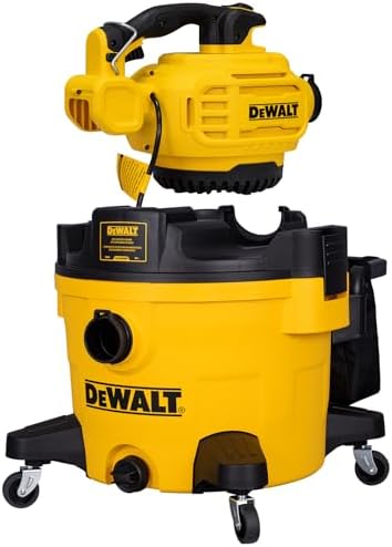 Amazon.com: DEWALT Stealthsonic Shop Vacuum Wet and Dry, 5 Gal 4 HP ...