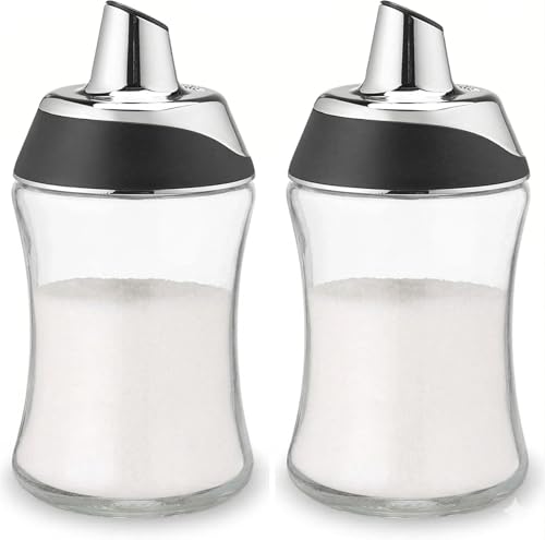 & Baking With Pour Spout And Lid For Easy Spoon Measuring Pouring - 7.5oz Jar Container - Coffee Bar Accessories & Essentials