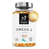 Omega 3 máxima concentración EPA – DHA. Ácidos Grasos Esenciales de N NATNATURA HEALTH & BEAUTY